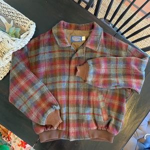 Pendleton Wool Flannel Bomber Jacket XL